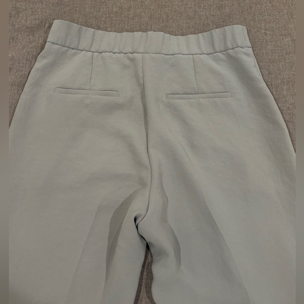 Aritzia Limitless Light Gray Straight Leg Trousers - Picture 5 of 6